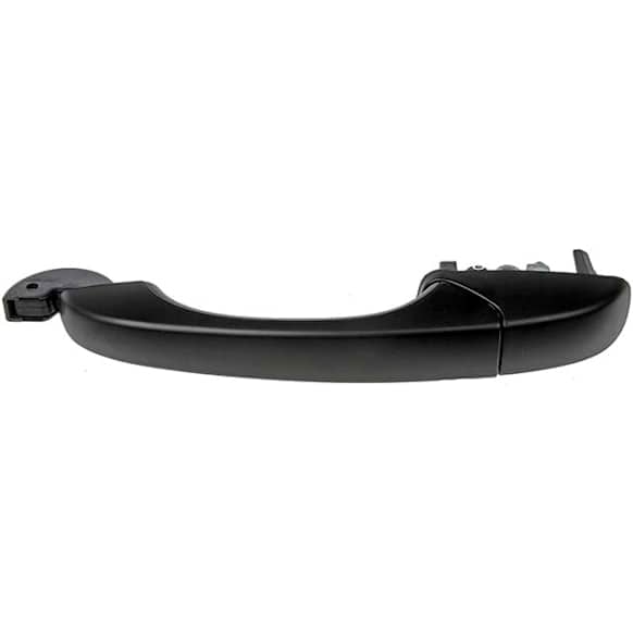 81382 Driver or Passenger Side Smooth Black Exterior Door Handle, Without Key Hole, Help Series