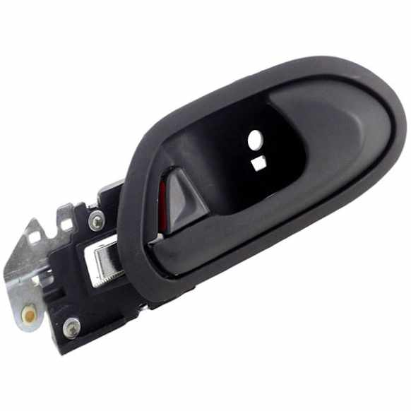 81438 Front, Driver Side Smooth Gray Interior Door Handle, With Door Lock Button, Sedan, Help Series