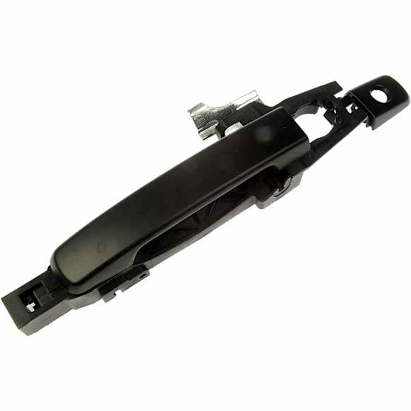 81526 Front, Driver Side Smooth Black Exterior Door Handle, With Key Hole, Help Series