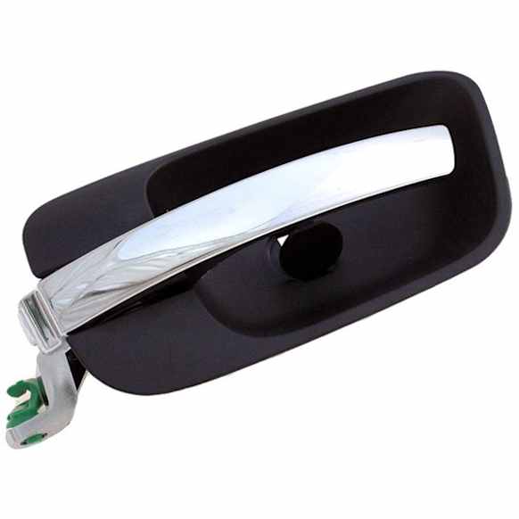 81598 Front Or Rear, Driver Side Chrome lever Interior Door Handle, With Door Lock Button, Help Series