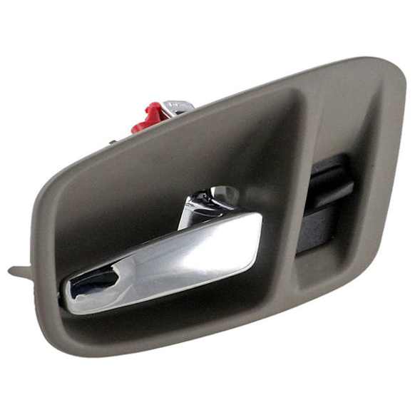81663 Front Or Rear, Passenger Side Chrome lever Interior Door Handle, With Door Lock Button, Help Series