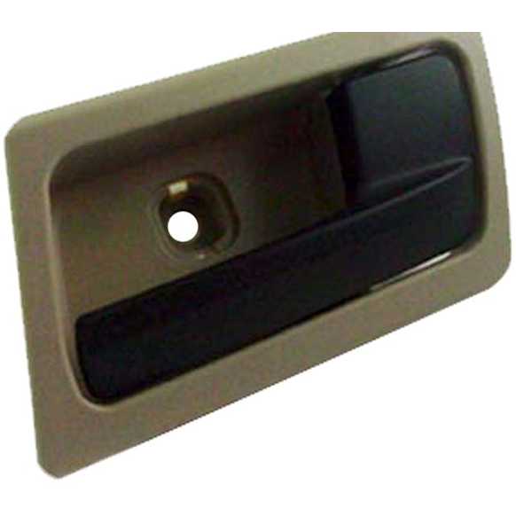81728 Front Or Rear, Passenger Side Smooth Black Interior Door Handle, With Door Lock Button, Help Series