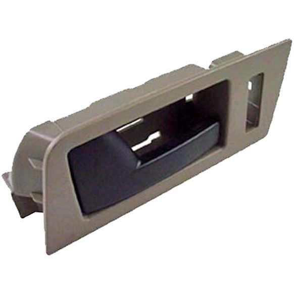 81774 Front, Driver Side Smooth Gray Interior Door Handle, With Door Lock Button, Help Series