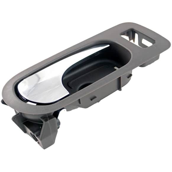 81813 Rear, Passenger Side Chrome lever Interior Door Handle, With Door Lock Button, Help Series