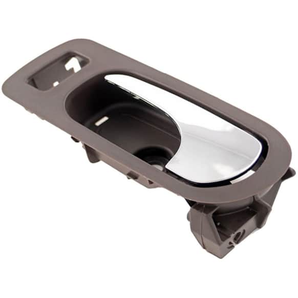 81822 Front, Driver Side Brown Interior Door Handle, With Door Lock Button, Help Series
