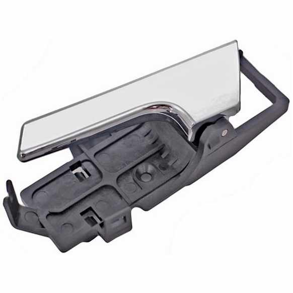 81850 Front Or Rear, Driver Side Chrome Interior Door Handle, With Door Lock Button, Help Series