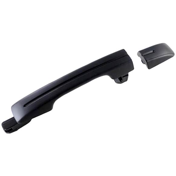 81940 Rear, Driver Side Smooth Black Exterior Door Handle, Without Key Hole, Help Series