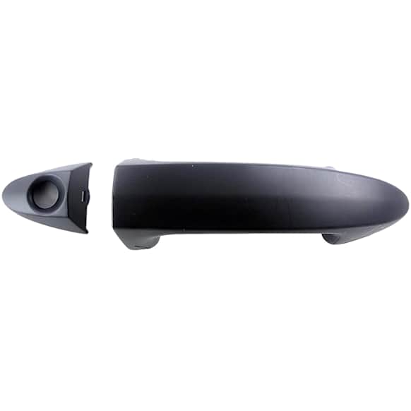 81960 Front, Driver or Passenger Side Smooth Black Exterior Door Handle, Without Key Hole, Help Series