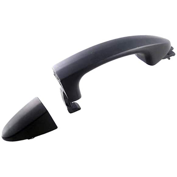 81961 Front, Passenger Side, or Rear, Driver or Passenger Side Smooth Black Exterior Door Handle, Without Key Hole, Help Series
