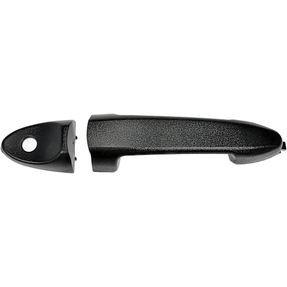 82069 Front, Driver Side Textured Black Exterior Door Handle, With Key Hole, Help Series