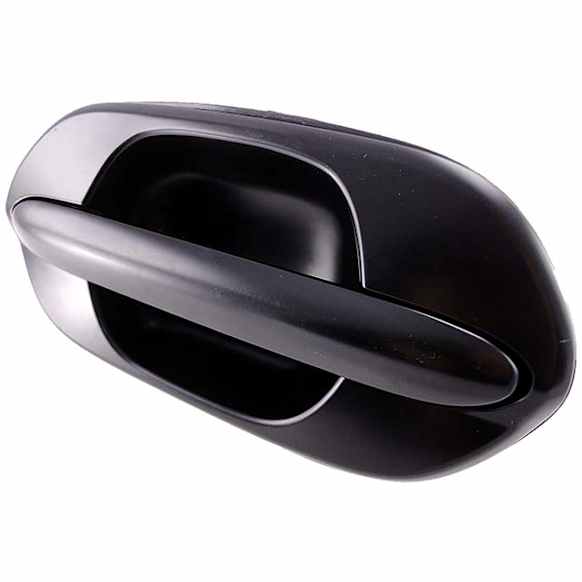 82252 Driver Side Smooth Black Exterior Door Handle, Without Key Hole, Help Series