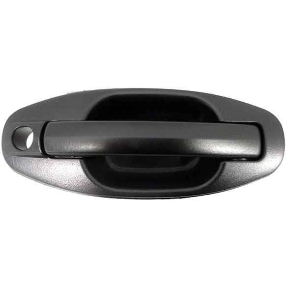 82261 Front, Passenger Side Textured Black Exterior Door Handle, With Key Hole, Help Series