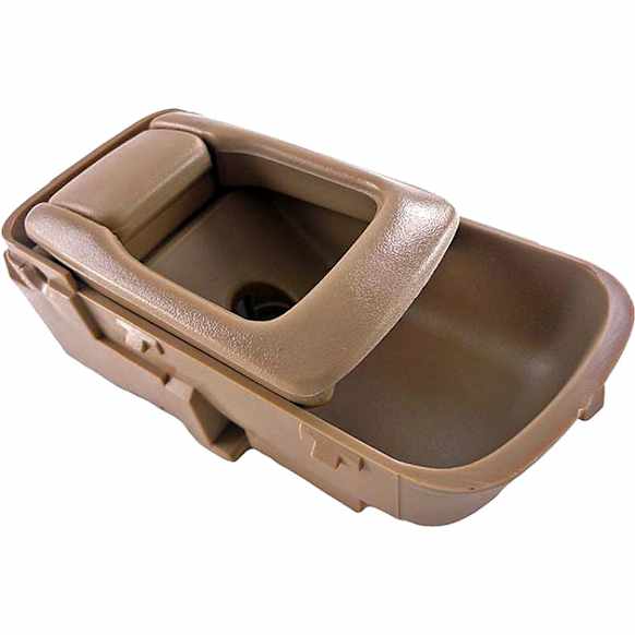 82357 Front Or Rear, Passenger Side Textured beige Interior Door Handle, With Door Lock Button, Help Series
