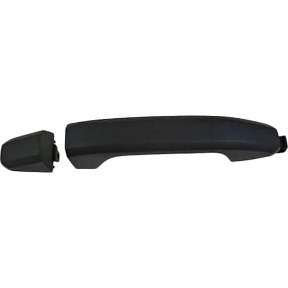 82395 Rear, Driver or Passenger Side Textured Black Exterior Door Handle, Without Key Hole, Help Series