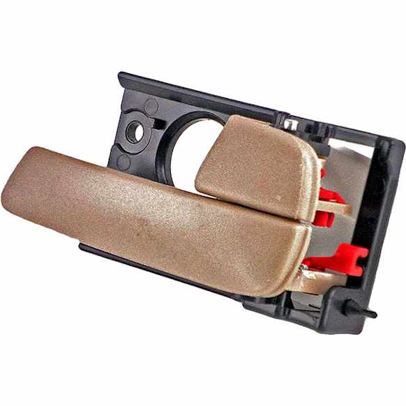 82417 Rear, Passenger Side Smooth beige Interior Door Handle, With Door Lock Button, Help Series