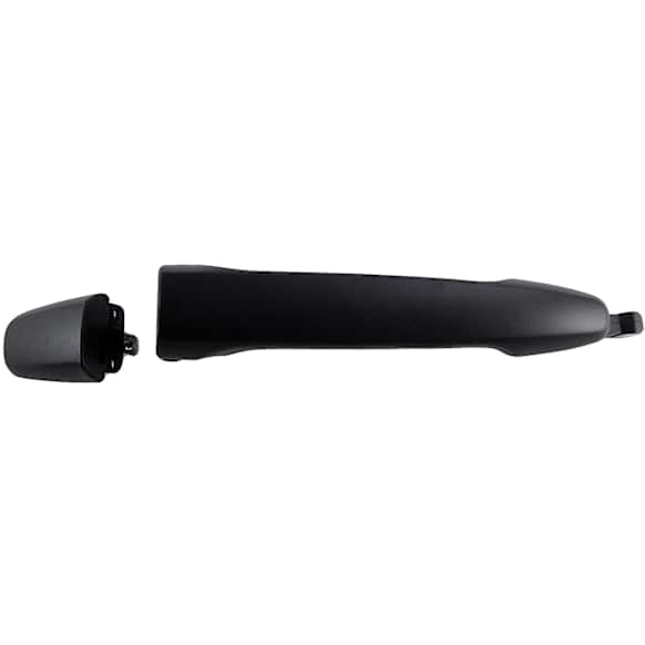 82461 Rear, Passenger Side Smooth Black Exterior Door Handle, Without Key Hole, Help Series