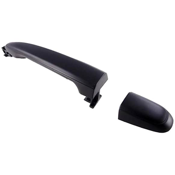 82495 Rear, Driver or Passenger Side Smooth Black Exterior Door Handle, Without Key Hole, Help Series