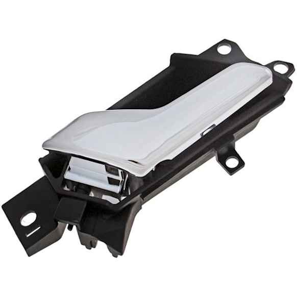 82655 Front Or Rear, Driver Side Chrome Interior Door Handle, With Door Lock Button, Help Series