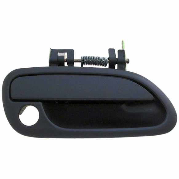 82674 Front, Passenger Side Textured Black Exterior Door Handle, Without Key Hole, Help Series