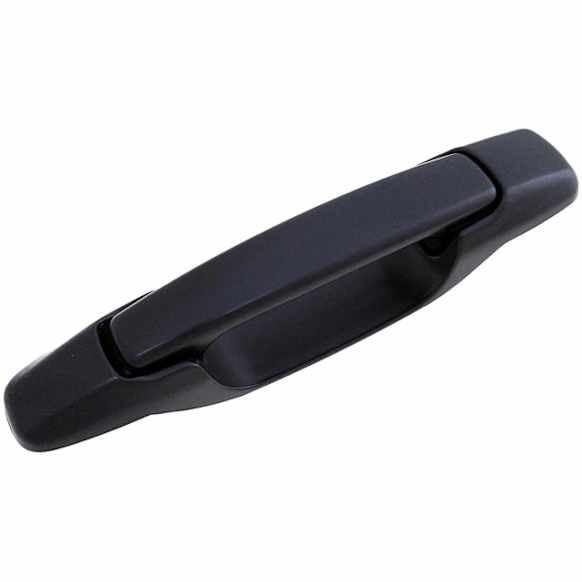 82703 Front, Driver Side Smooth Black Exterior Door Handle, Without Key Hole, Help Series