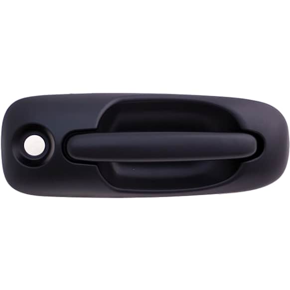 83223 Front, Passenger Side Smooth Black Exterior Door Handle, With Key Hole, Help Series