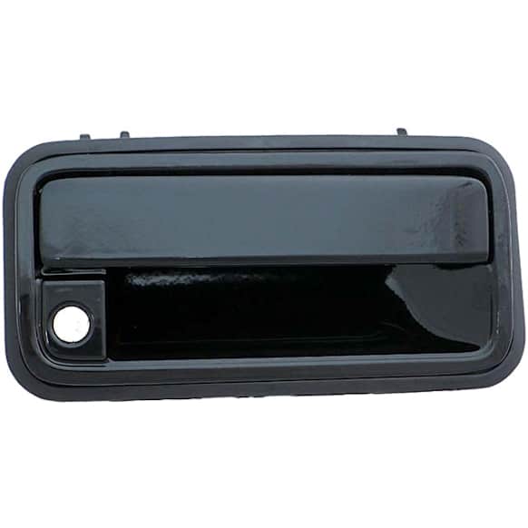 83359 Help Series Tailgate Handle, Smooth Black Metal