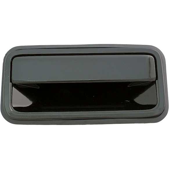 83364 Smooth Black Exterior Door Handle, Without Key Hole, Help Series