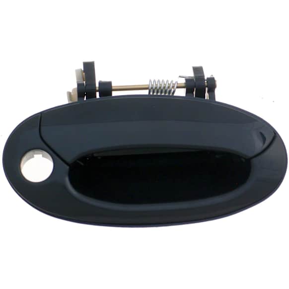 83502 Front, Passenger Side Smooth Black Exterior Door Handle, With Key Hole, Help Series