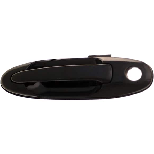 83669 Front, Driver Side Smooth Black Exterior Door Handle, With Key Hole, Help Series