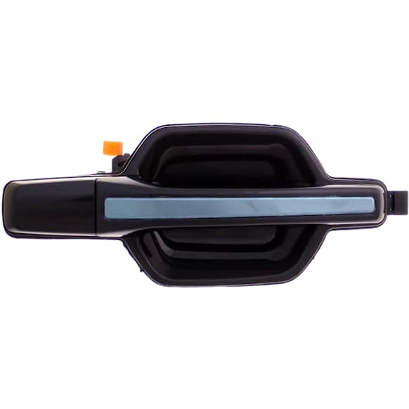 83734 Rear, Passenger Side Black with chrome insert Exterior Door Handle, Without Key Hole, Help Series