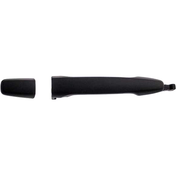 83769 Front, Passenger Side Smooth Black Exterior Door Handle, Without Key Hole, Help Series