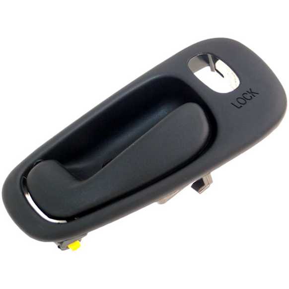 83926 Front, Driver Side Black Interior Door Handle, Without Door Lock Button, Help Series