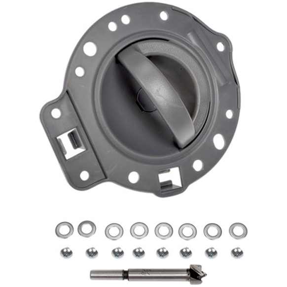 83978 Front, Passenger Side Gray Interior Door Handle, Without Door Lock Button, Help Series