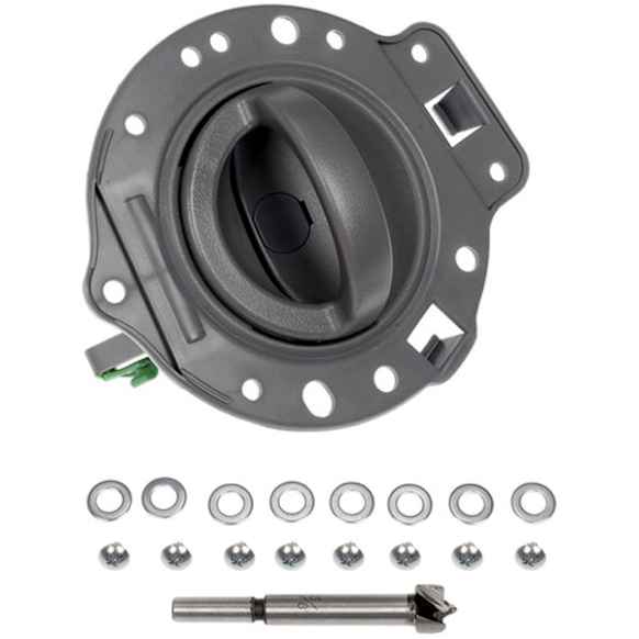 83979 Front, Driver Side Gray Interior Door Handle, Without Door Lock Button, Help Series