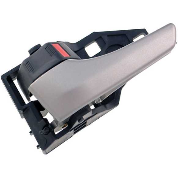 88156 Black bezel with silver lever Interior Door Handle, Help Series