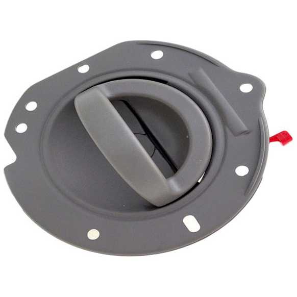 88203 Rear, Passenger Side Khaki Interior Door Handle, Without Door Lock Button, Help Series