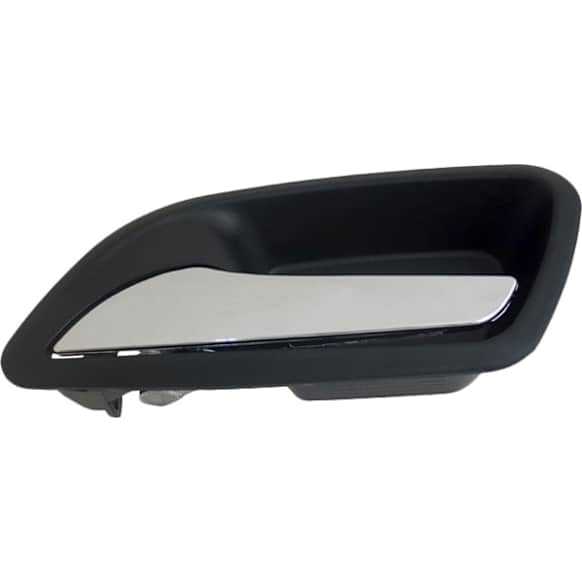 88685 Front Or Rear, Driver Side Chrome Lever with Black Bezel Interior Door Handle, Without Door Lock Button, Help Series