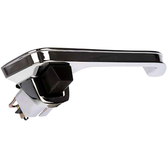 90025 Front, Passenger Side Chrome Exterior Door Handle, Without Key Hole, Help Series