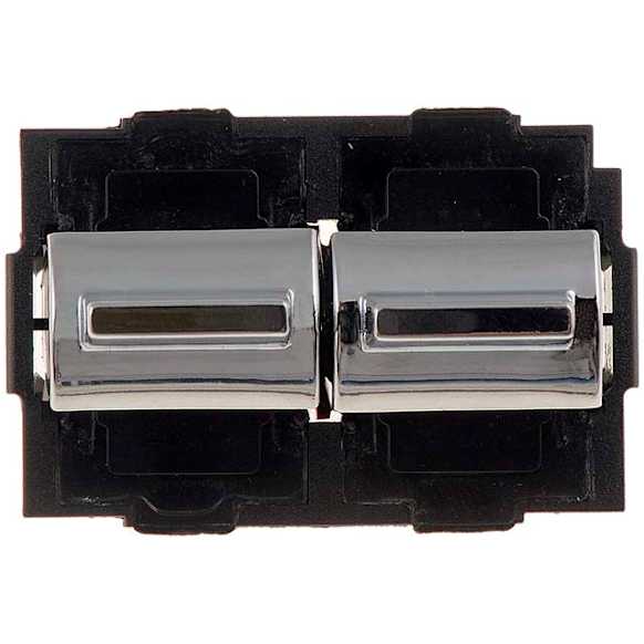 901-003 Front, Driver Side OE Solutions Series Window Switch Black