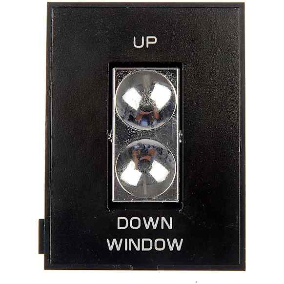 901-069 Front, Passenger Side or Rear, Driver or Passenger Side Window Switch, Chrome