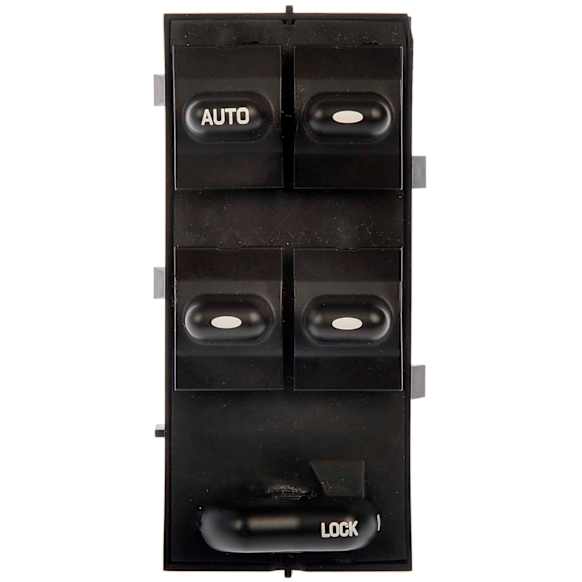 2002 Oldsmobile Alero - Front, Driver Side Window Switch, 4-Door, Black, OE Solutions Series