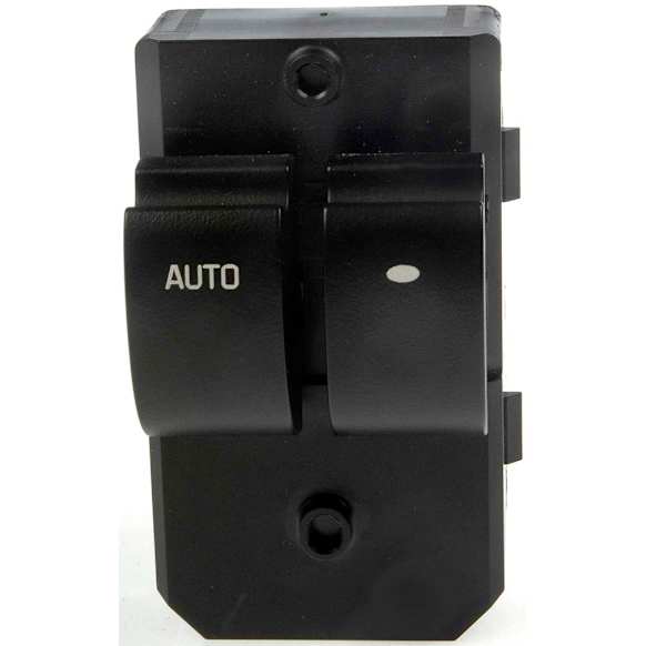 901-091 Front, Driver Side OE Solutions Series Window Switch Black 2 Buttons