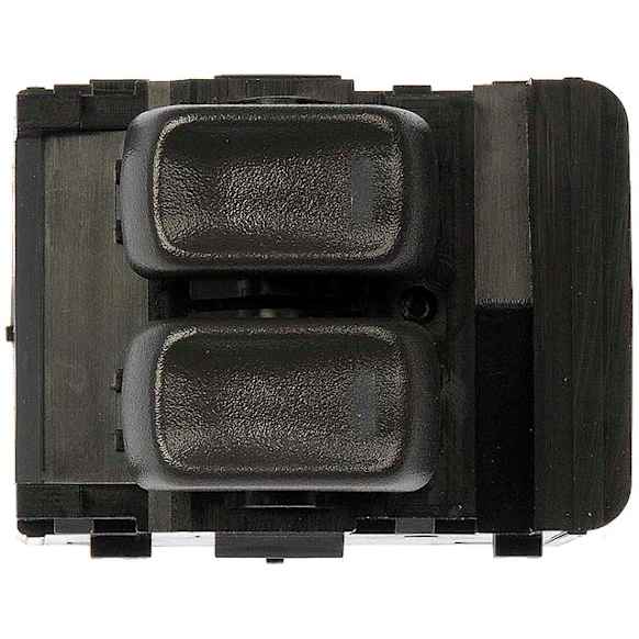 901-134 Front, Driver Side OE Solutions Series Window Switch Black 2 Buttons
