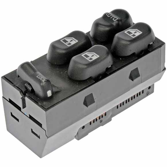 901-176 Front, Driver Side OE Solutions Series Window Switch Gray 4 Buttons