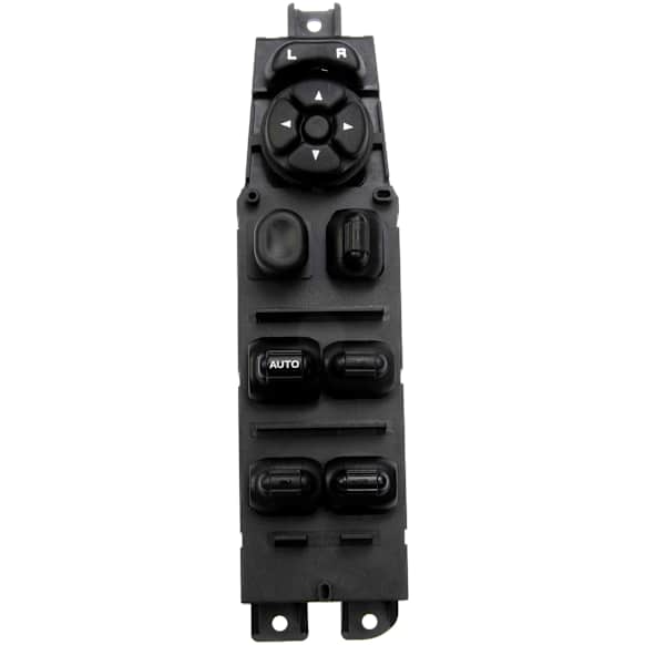 901-448 Front, Driver Side OE Solutions Series Window Switch Black 6 Buttons