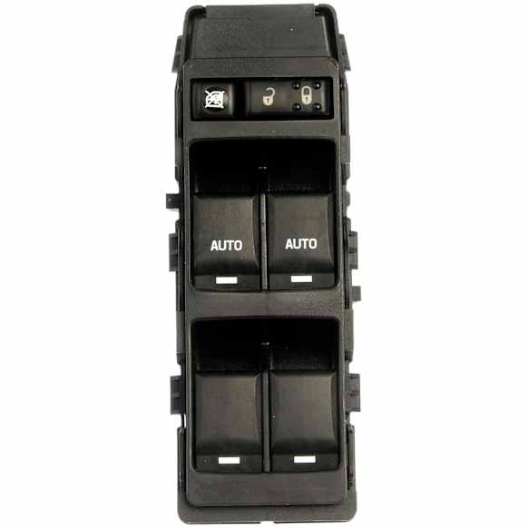 Front, Driver Side OE Solutions Series Window Switch Black 6 Buttons