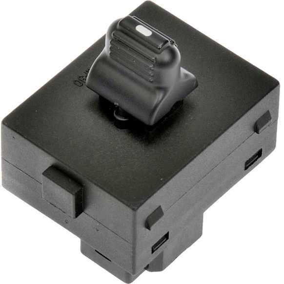 901-478 Rear, Driver or Passenger Side OE Solutions Series Window Switch Black 1 Button