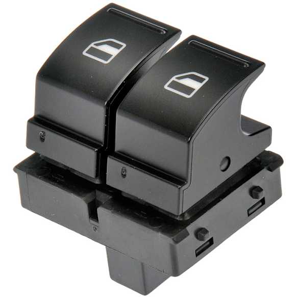901-572 Front, Driver Side OE Solutions Series Window Switch Black