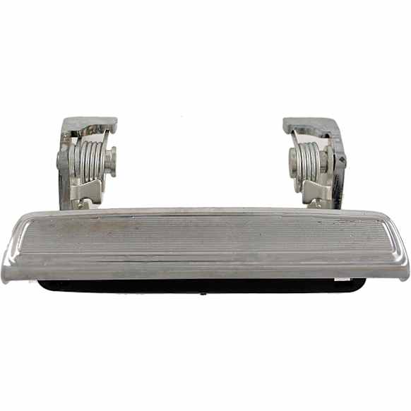 90582 Front, Passenger Side Chrome Exterior Door Handle, Without Key Hole, Help Series