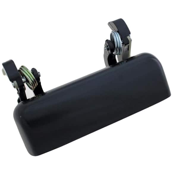 90697 Front, Driver or Passenger Side Textured Black Exterior Door Handle, Without Key Hole, Help Series